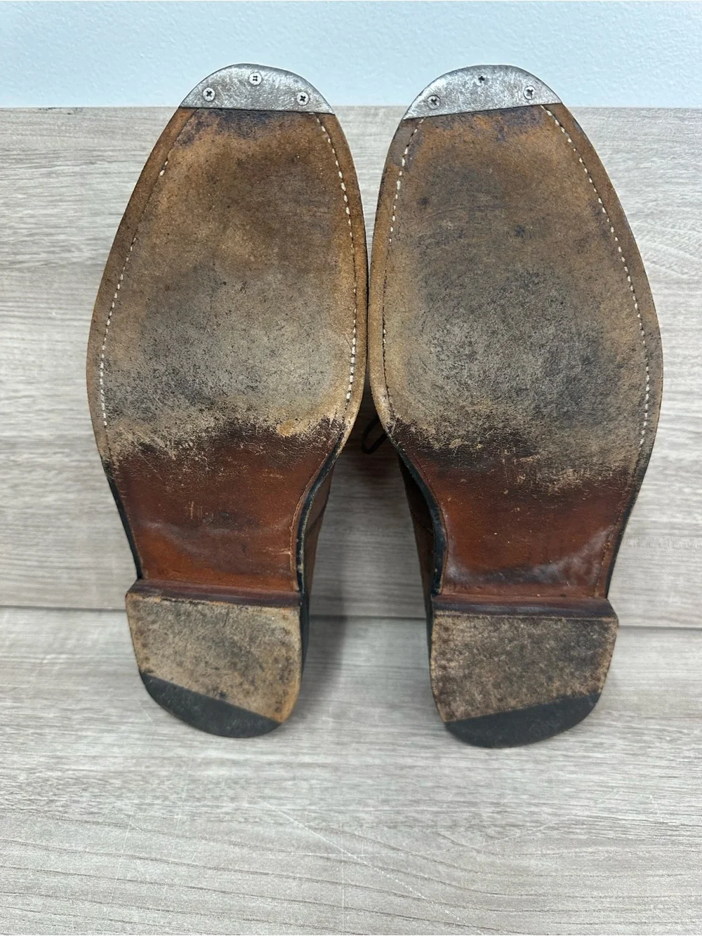 JM Weston 598 Demi-Chasse Split Toe Derby Brown Suede Shoes Men 10.5 UK/ 11.5 US